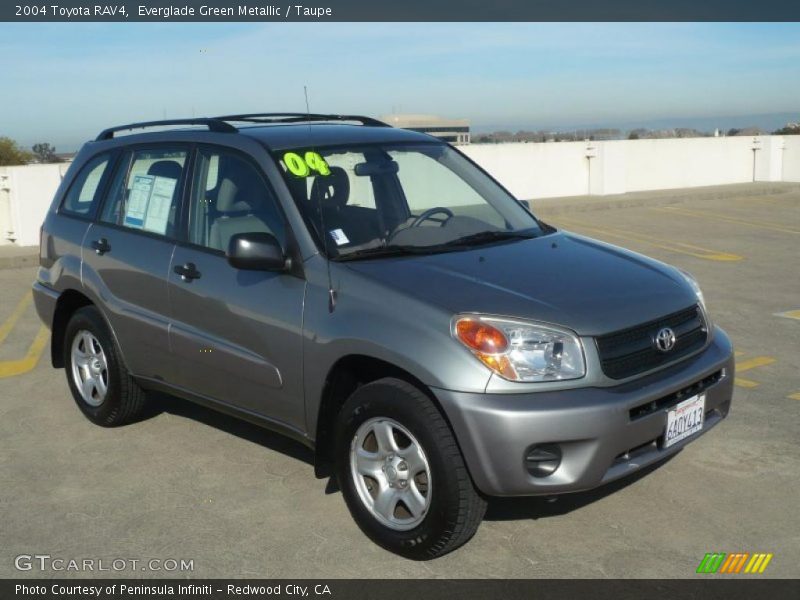 Everglade Green Metallic / Taupe 2004 Toyota RAV4