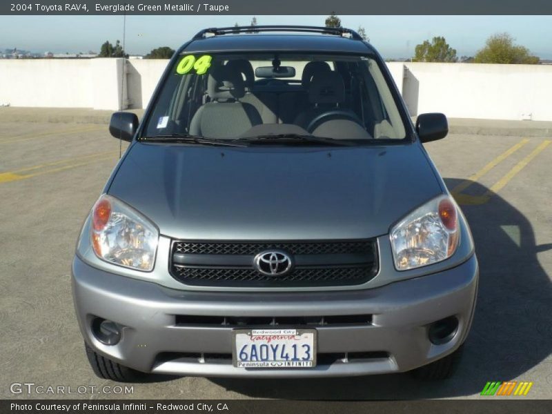 Everglade Green Metallic / Taupe 2004 Toyota RAV4