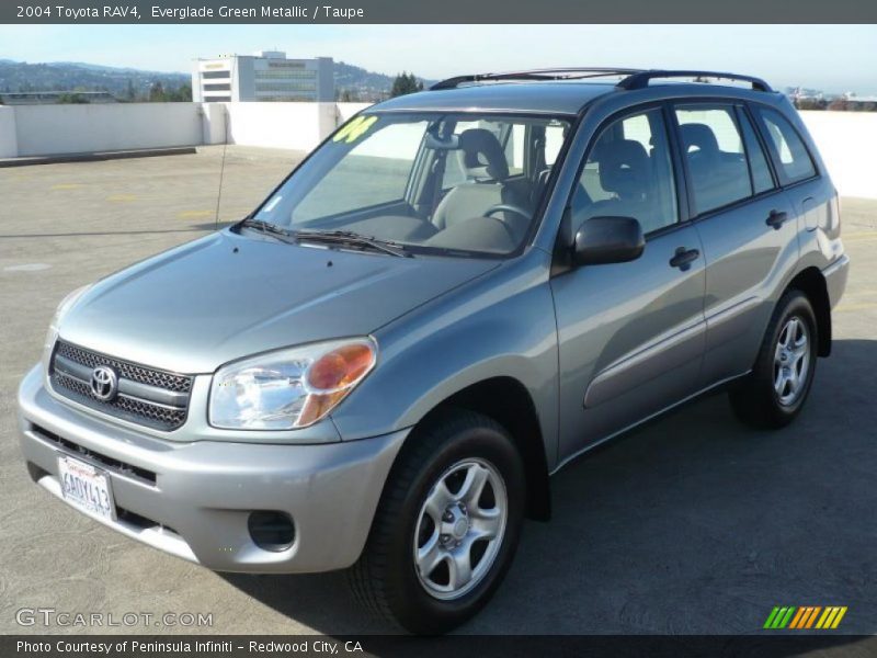 Everglade Green Metallic / Taupe 2004 Toyota RAV4