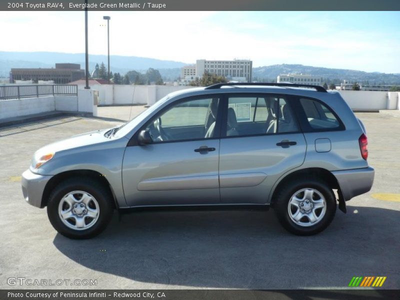 Everglade Green Metallic / Taupe 2004 Toyota RAV4