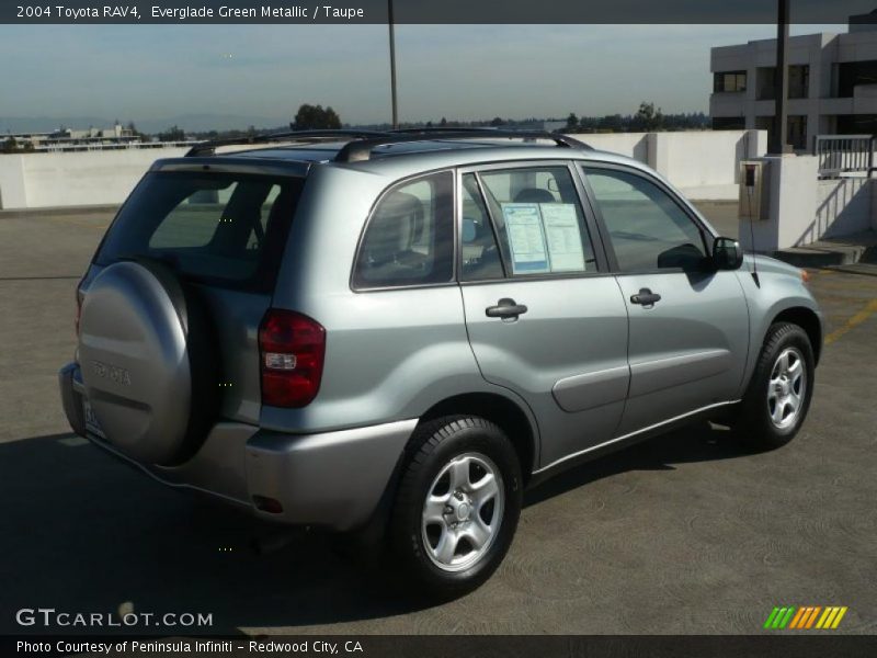 Everglade Green Metallic / Taupe 2004 Toyota RAV4