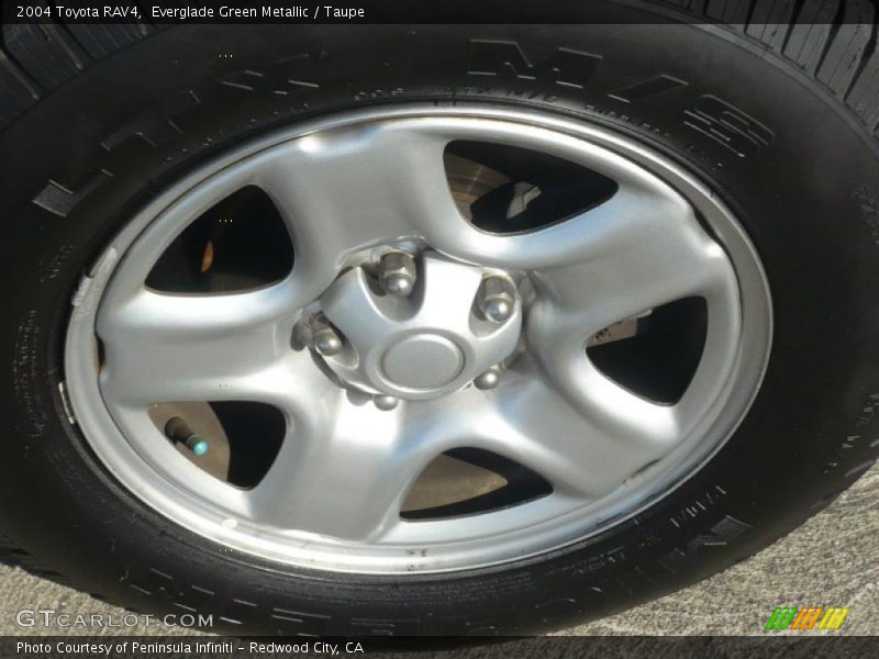 Everglade Green Metallic / Taupe 2004 Toyota RAV4