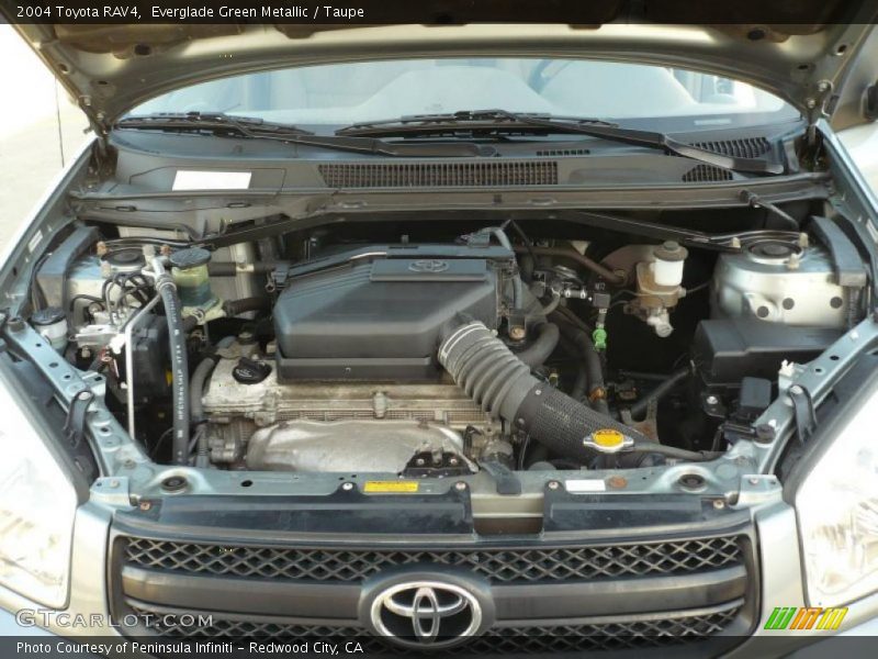 Everglade Green Metallic / Taupe 2004 Toyota RAV4