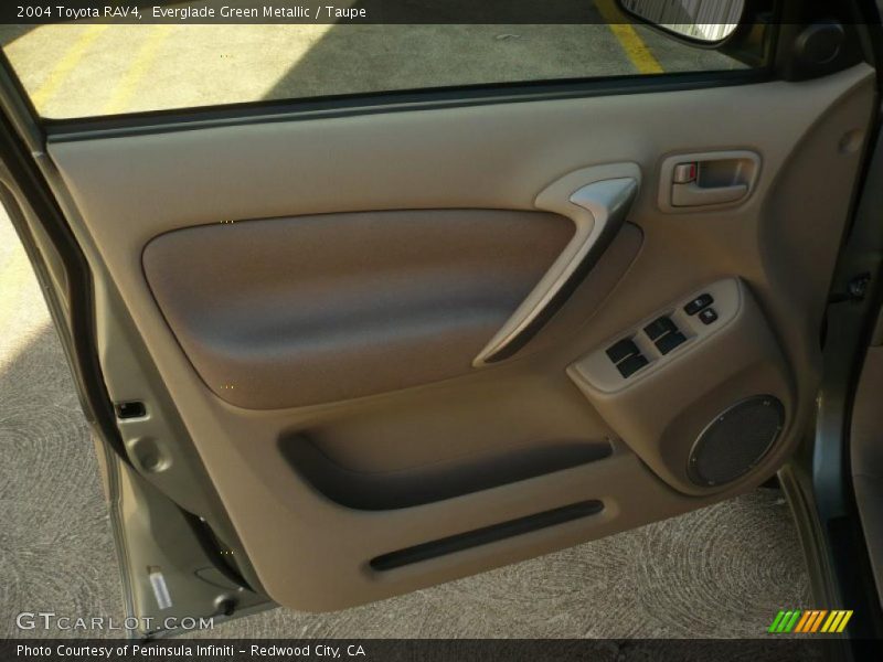 Everglade Green Metallic / Taupe 2004 Toyota RAV4