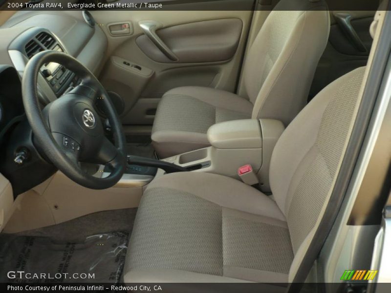 Everglade Green Metallic / Taupe 2004 Toyota RAV4