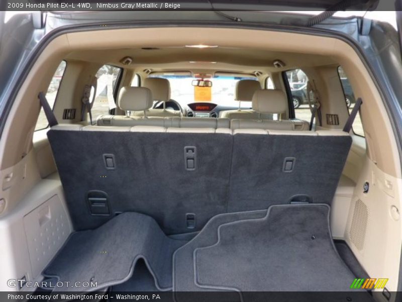 Nimbus Gray Metallic / Beige 2009 Honda Pilot EX-L 4WD