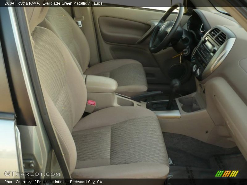 Everglade Green Metallic / Taupe 2004 Toyota RAV4