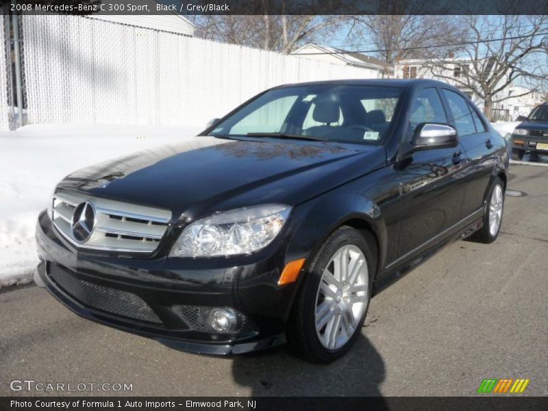Black / Grey/Black 2008 Mercedes-Benz C 300 Sport
