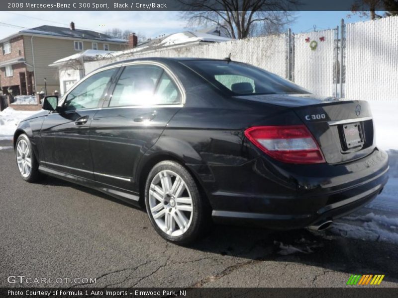 Black / Grey/Black 2008 Mercedes-Benz C 300 Sport