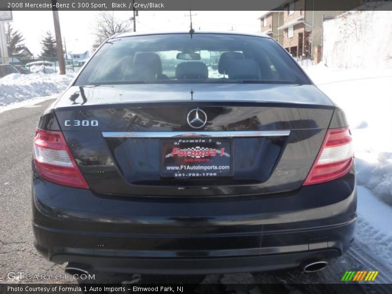 Black / Grey/Black 2008 Mercedes-Benz C 300 Sport