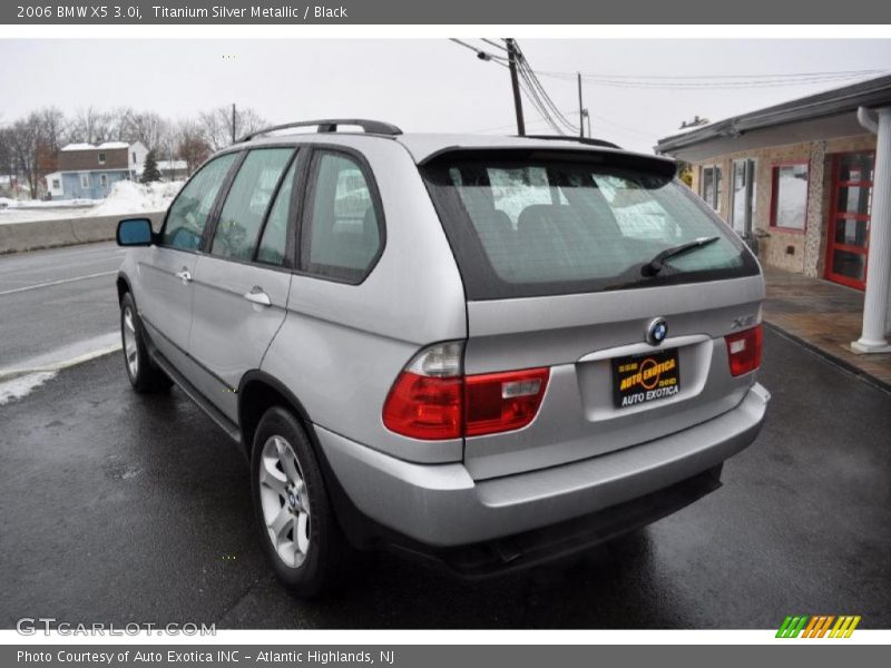Titanium Silver Metallic / Black 2006 BMW X5 3.0i