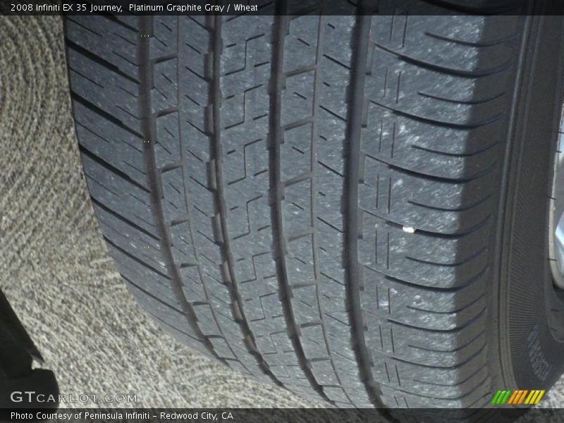 Platinum Graphite Gray / Wheat 2008 Infiniti EX 35 Journey