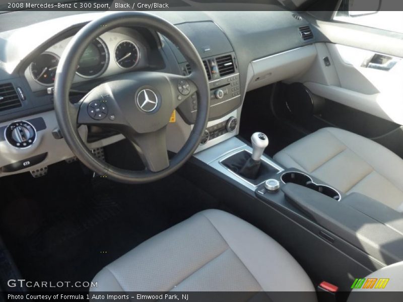 Black / Grey/Black 2008 Mercedes-Benz C 300 Sport