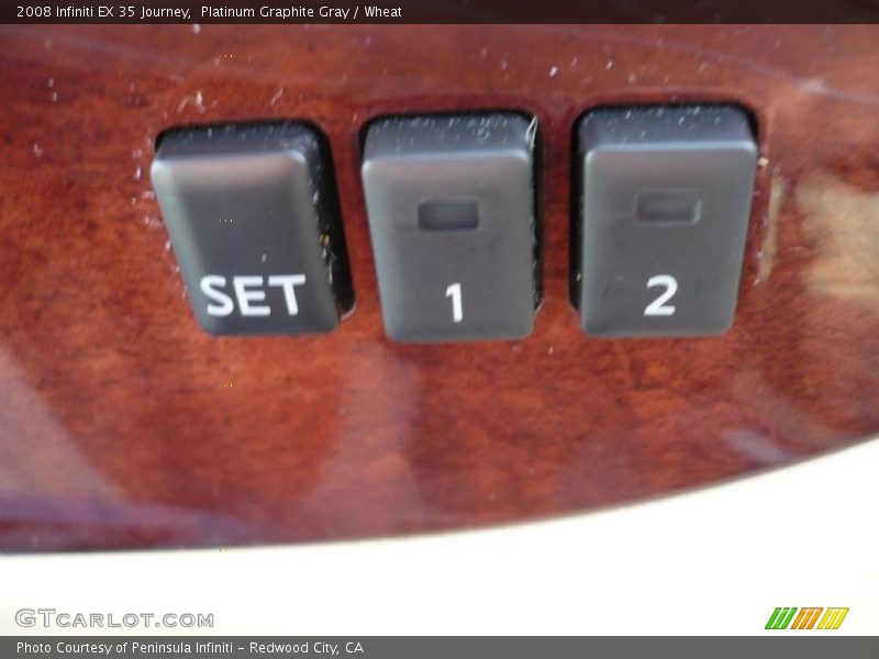 Platinum Graphite Gray / Wheat 2008 Infiniti EX 35 Journey