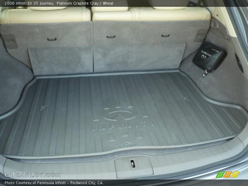 Platinum Graphite Gray / Wheat 2008 Infiniti EX 35 Journey