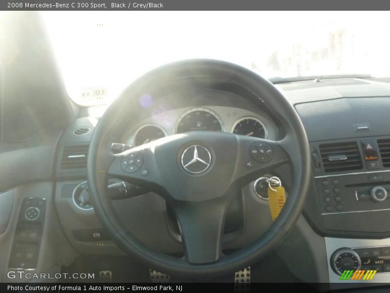 Black / Grey/Black 2008 Mercedes-Benz C 300 Sport