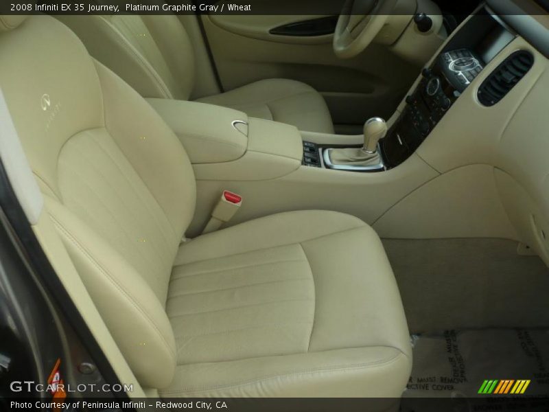 Platinum Graphite Gray / Wheat 2008 Infiniti EX 35 Journey