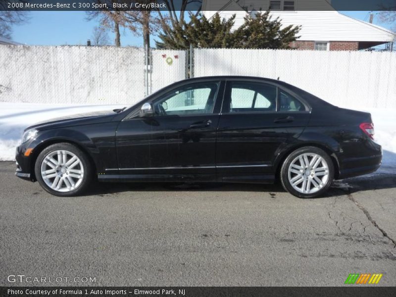 Black / Grey/Black 2008 Mercedes-Benz C 300 Sport