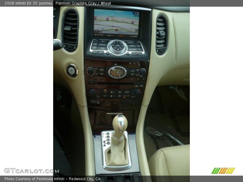 Platinum Graphite Gray / Wheat 2008 Infiniti EX 35 Journey