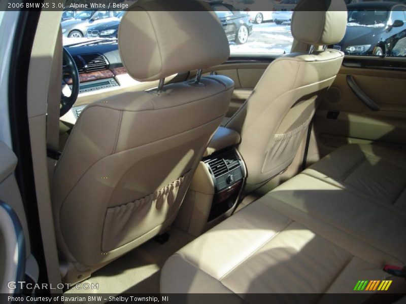 Alpine White / Beige 2006 BMW X5 3.0i