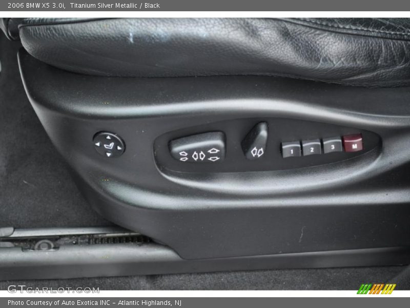 Titanium Silver Metallic / Black 2006 BMW X5 3.0i