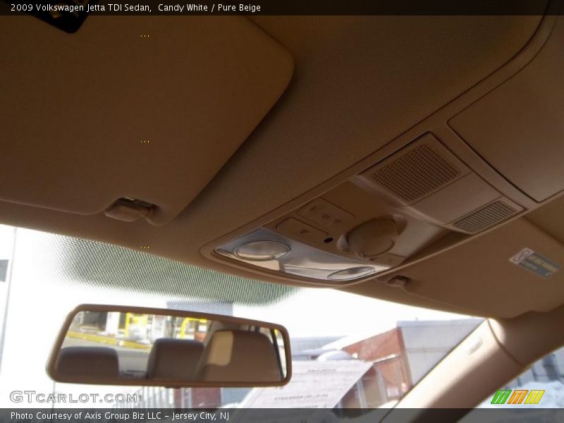 Candy White / Pure Beige 2009 Volkswagen Jetta TDI Sedan