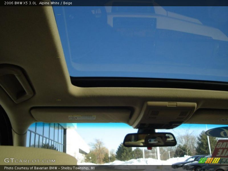 Alpine White / Beige 2006 BMW X5 3.0i