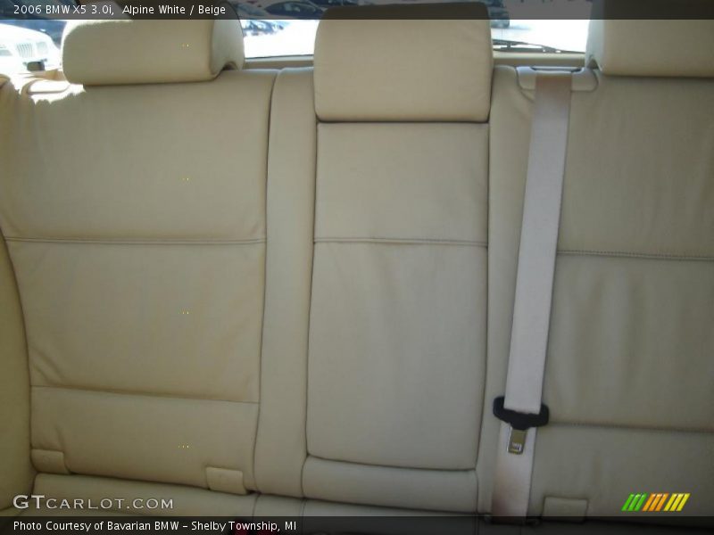 Alpine White / Beige 2006 BMW X5 3.0i