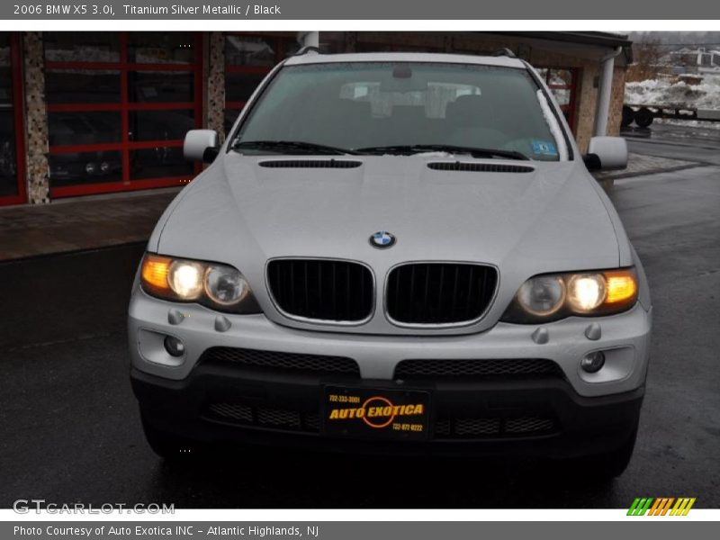 Titanium Silver Metallic / Black 2006 BMW X5 3.0i