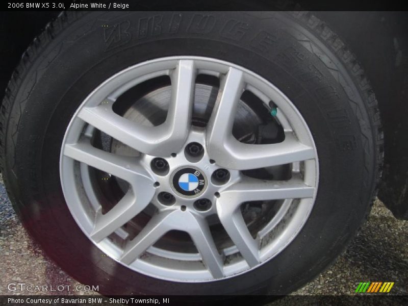 Alpine White / Beige 2006 BMW X5 3.0i