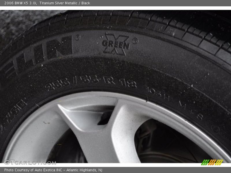 Titanium Silver Metallic / Black 2006 BMW X5 3.0i