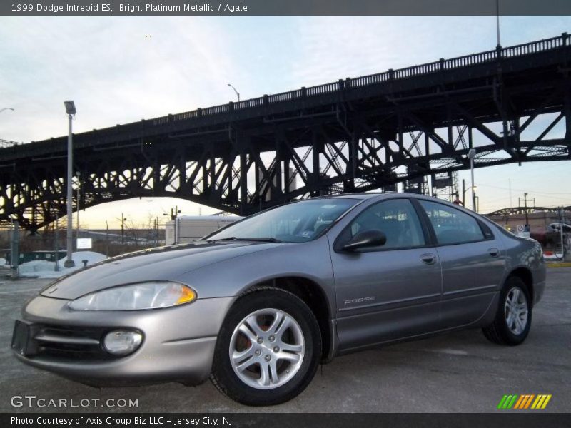Bright Platinum Metallic / Agate 1999 Dodge Intrepid ES