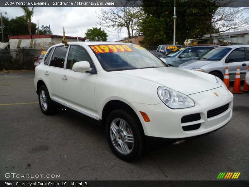 Sand White / Havanna/Sand Beige 2004 Porsche Cayenne S