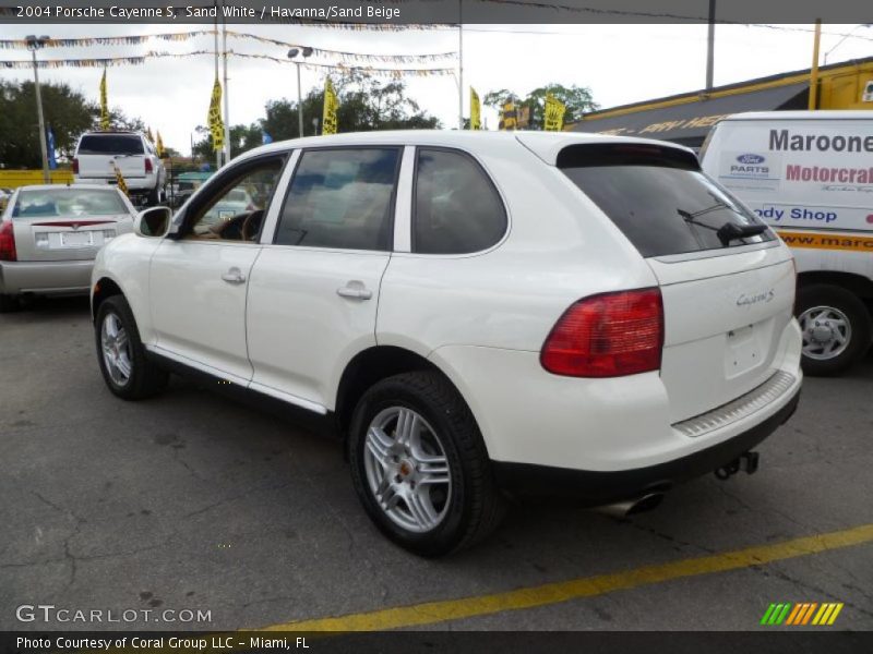 Sand White / Havanna/Sand Beige 2004 Porsche Cayenne S