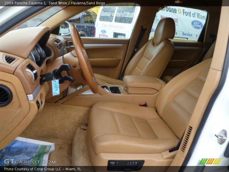 Sand White / Havanna/Sand Beige 2004 Porsche Cayenne S