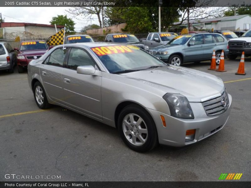 Light Platinum / Light Gray/Ebony 2005 Cadillac CTS Sedan