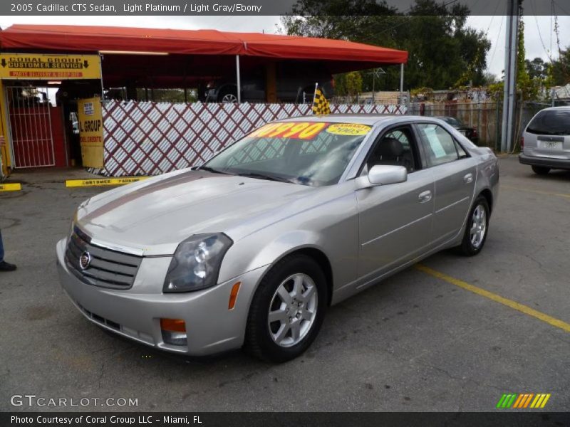Light Platinum / Light Gray/Ebony 2005 Cadillac CTS Sedan