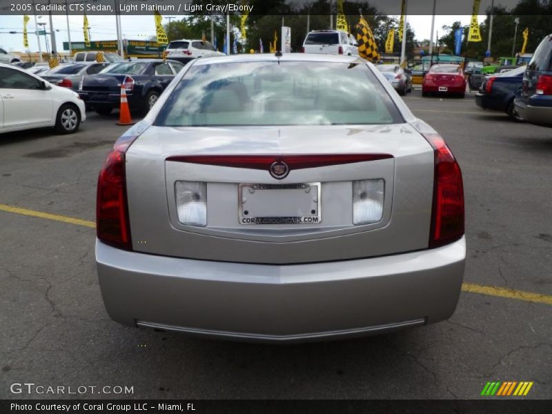 Light Platinum / Light Gray/Ebony 2005 Cadillac CTS Sedan