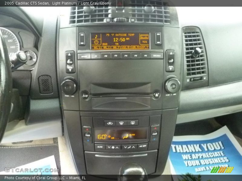 Light Platinum / Light Gray/Ebony 2005 Cadillac CTS Sedan