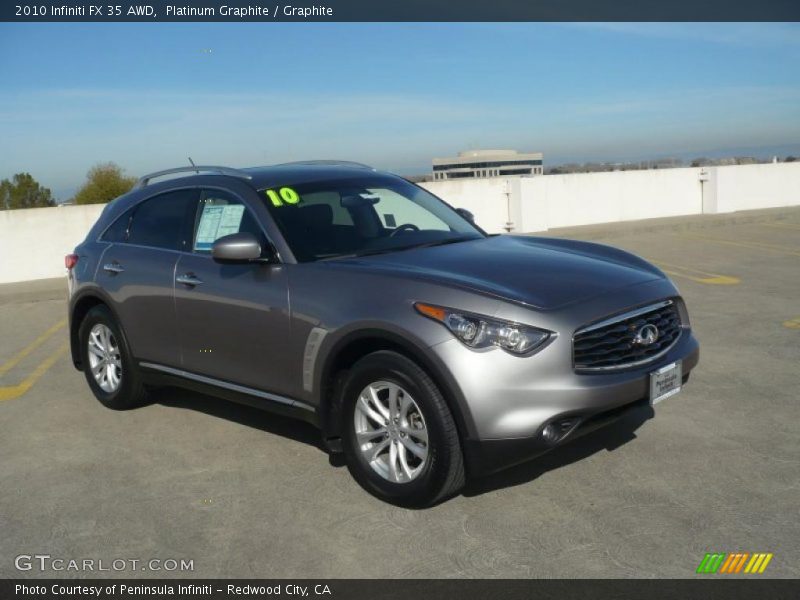 Platinum Graphite / Graphite 2010 Infiniti FX 35 AWD