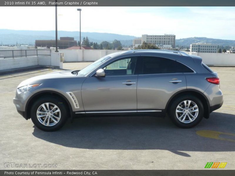 Platinum Graphite / Graphite 2010 Infiniti FX 35 AWD