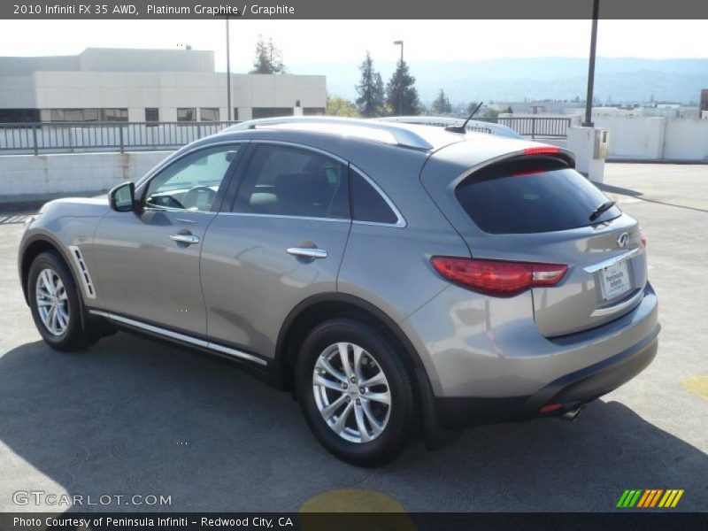 Platinum Graphite / Graphite 2010 Infiniti FX 35 AWD