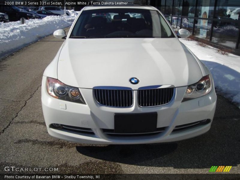 Alpine White / Terra Dakota Leather 2008 BMW 3 Series 335xi Sedan