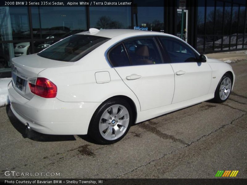 Alpine White / Terra Dakota Leather 2008 BMW 3 Series 335xi Sedan