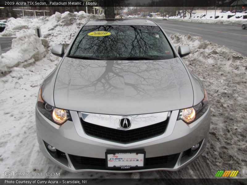 Palladium Metallic / Ebony 2009 Acura TSX Sedan