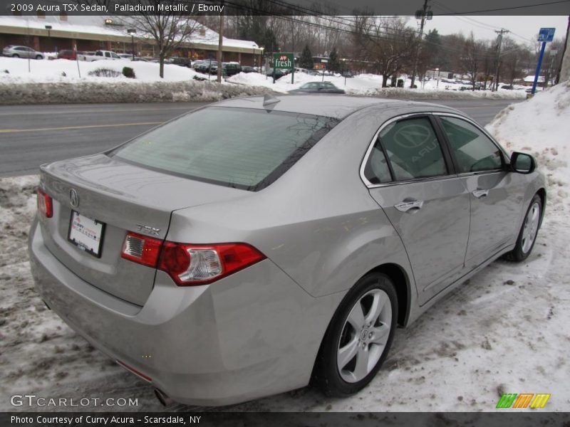 Palladium Metallic / Ebony 2009 Acura TSX Sedan