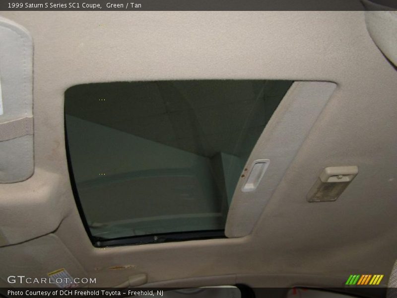 Green / Tan 1999 Saturn S Series SC1 Coupe