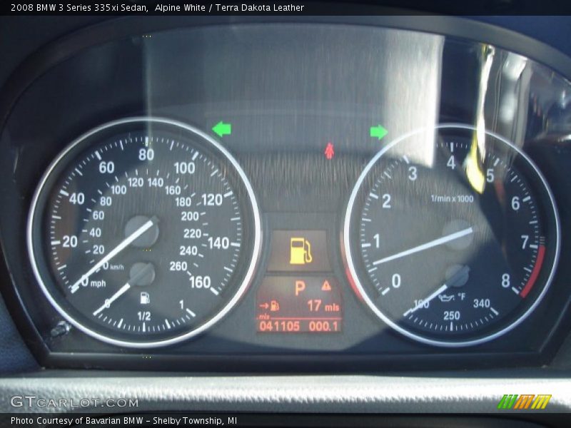 Alpine White / Terra Dakota Leather 2008 BMW 3 Series 335xi Sedan