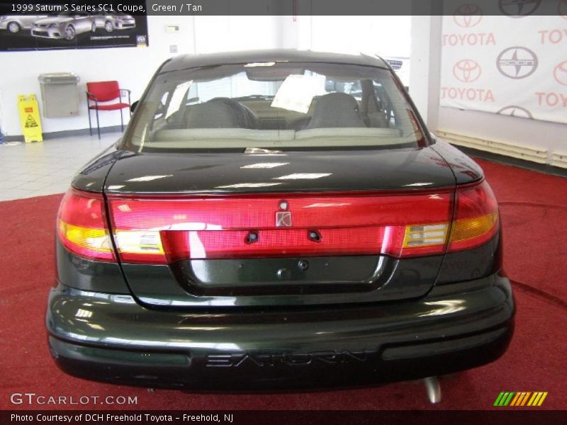 Green / Tan 1999 Saturn S Series SC1 Coupe
