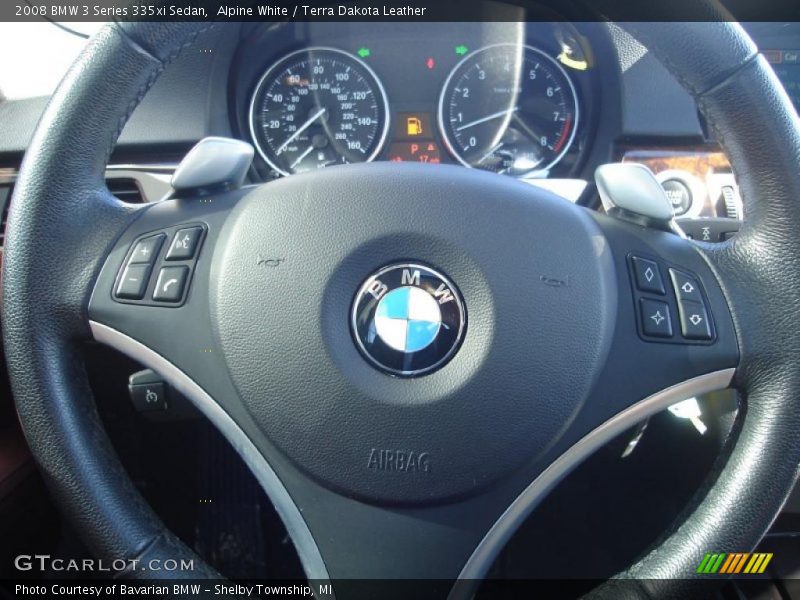 Alpine White / Terra Dakota Leather 2008 BMW 3 Series 335xi Sedan